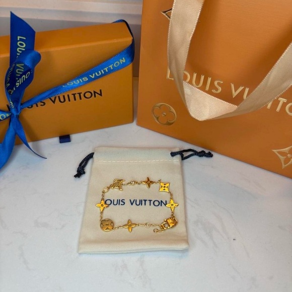 Louis Vuitton Jewelry - Louis Vuitton Gold Charm Bracelet